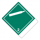 Hazard Class 2.2 Blank or Pre-printed w/ Name and