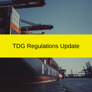 stakeholders must address any existing gaps with TDG Regulations before January 31, 2021