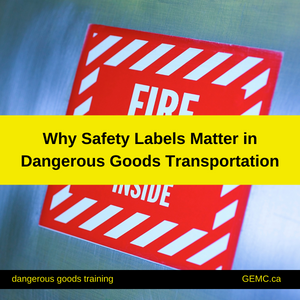 Why Safety Labels Matter in Dangerous Goods Transportation