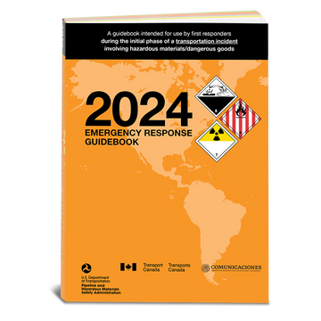 Emergency Response Guidebook 2024 (Softbound, 5 x 7 Full Color Book)