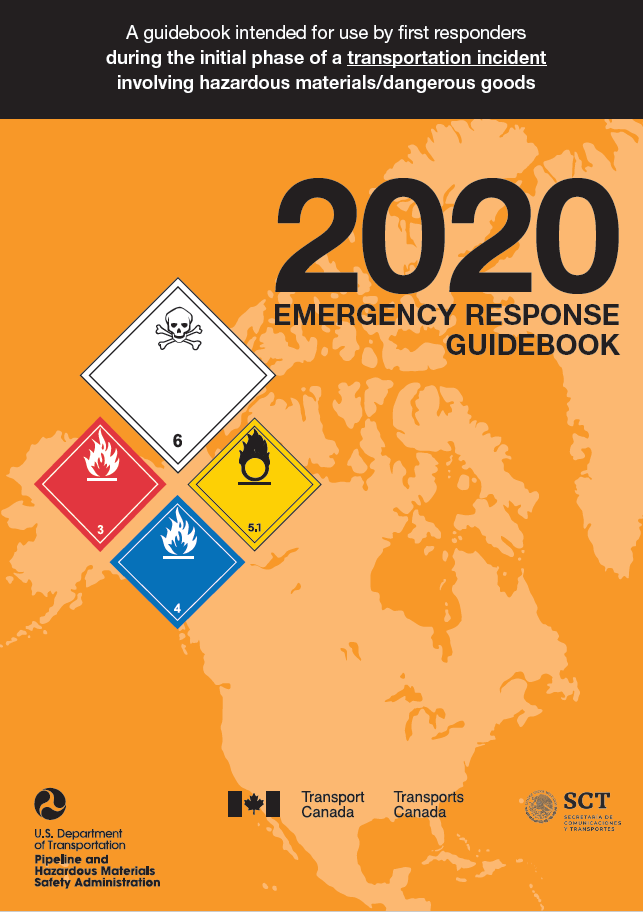 New 2020 Emergency Response Guidebook 5 x 7